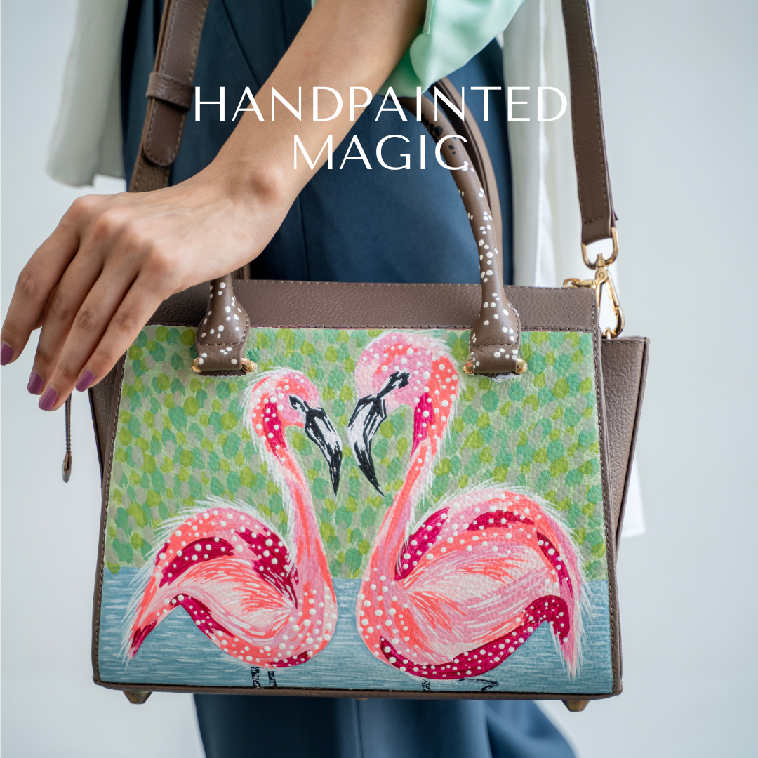 Buy Tote Bags Online | Flamingo Tote Bag – Happening Hippo